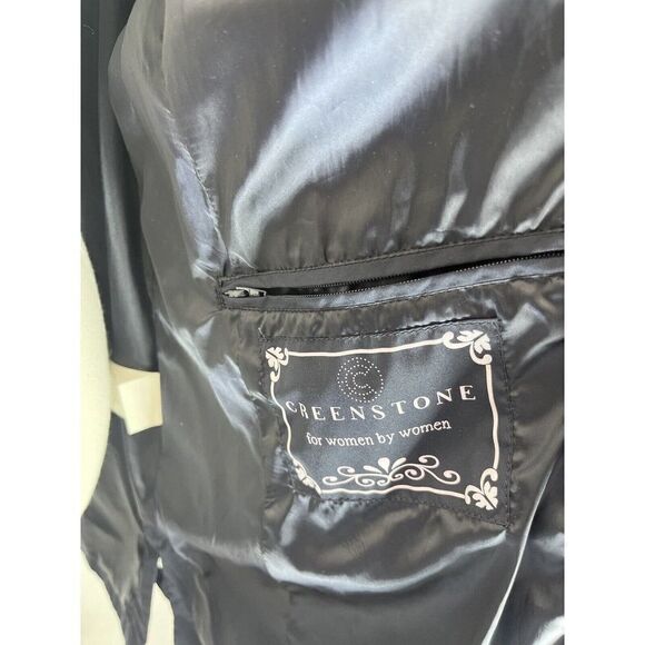 Creenstone (14 XL US) Lightweight Jacket Size 42 Zip Away Hood Navy Blue Holland - Picture 5 of 16